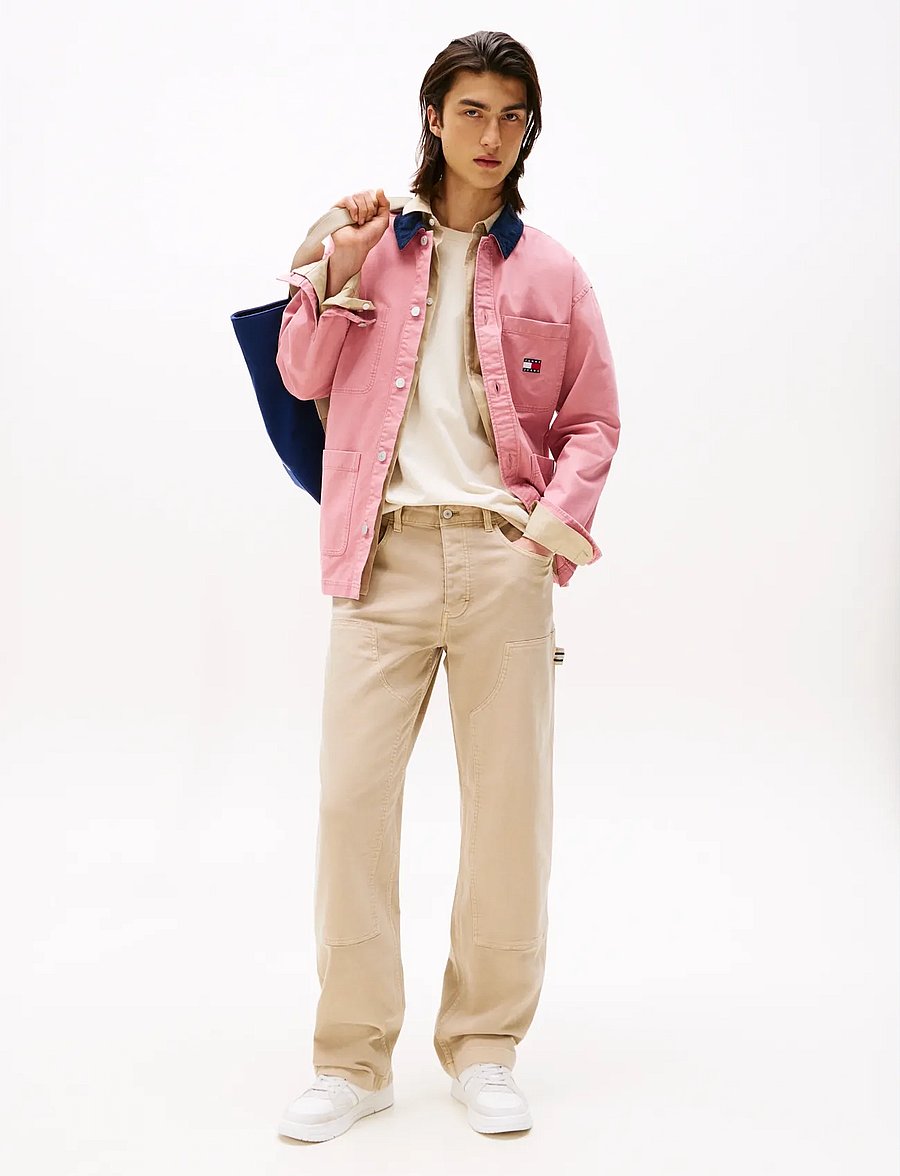 Tommy Jeans - TJM JAIMIE CARPENTER DOUBLE KNEE - normale jeans - silt - 4