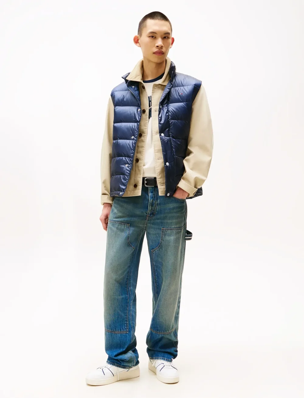 Tommy Jeans - TJM LIGHT DOWN VEST EXT - vestid - dark night navy - 3