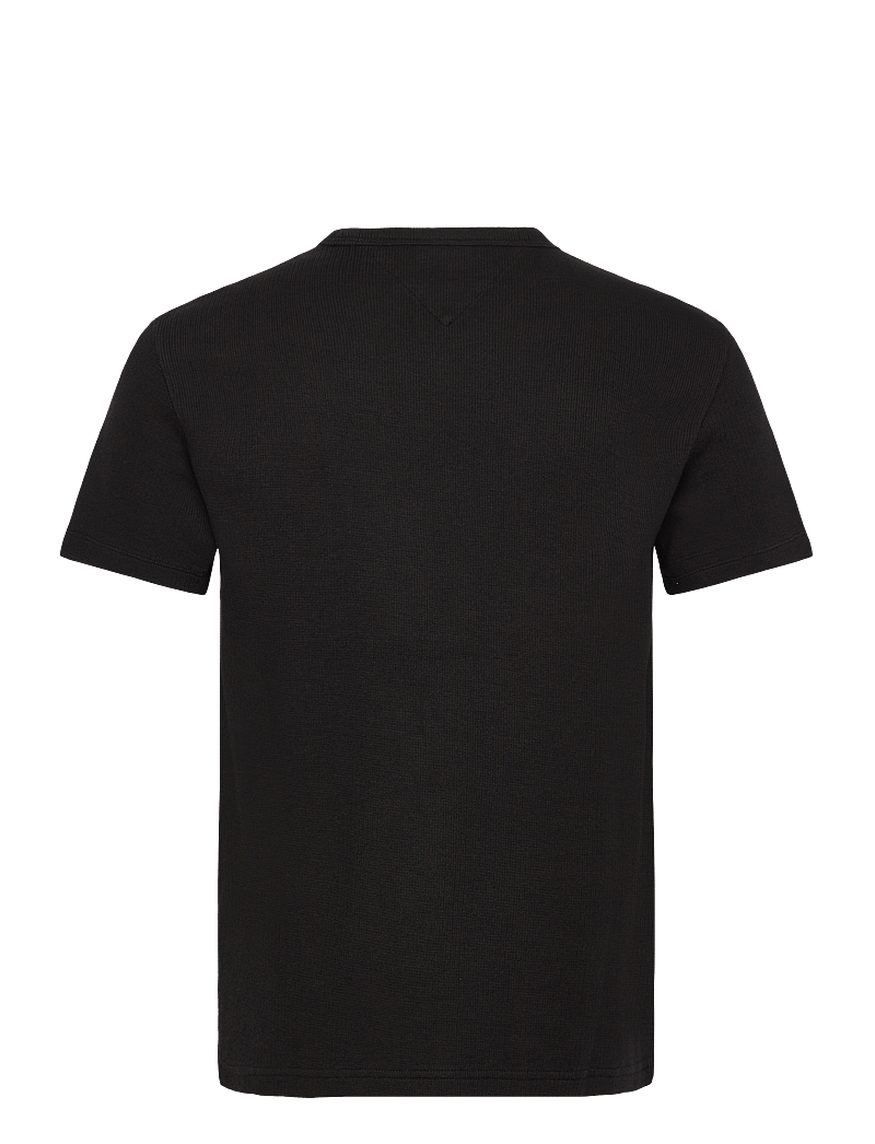 Tommy Jeans - TJM SLIM WAFFLE SCRIPT TEE - kurzärmelig - black - 2