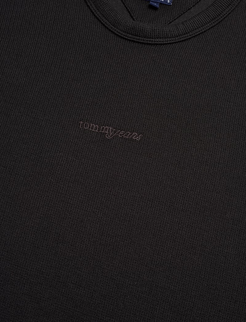 Tommy Jeans - TJM SLIM WAFFLE SCRIPT TEE - kurzärmelig - black - 5