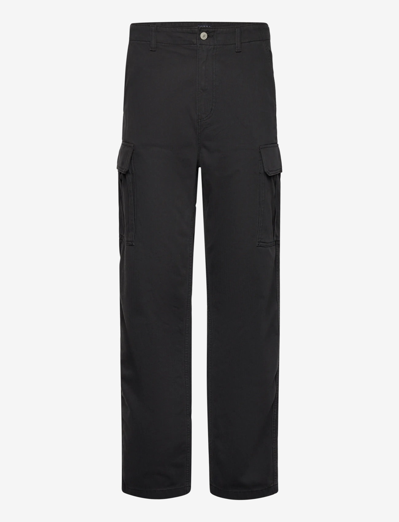 Tommy Jeans - TJM OTIS HERRINGBONE CARGO PANTS - cargobukser - black - 1