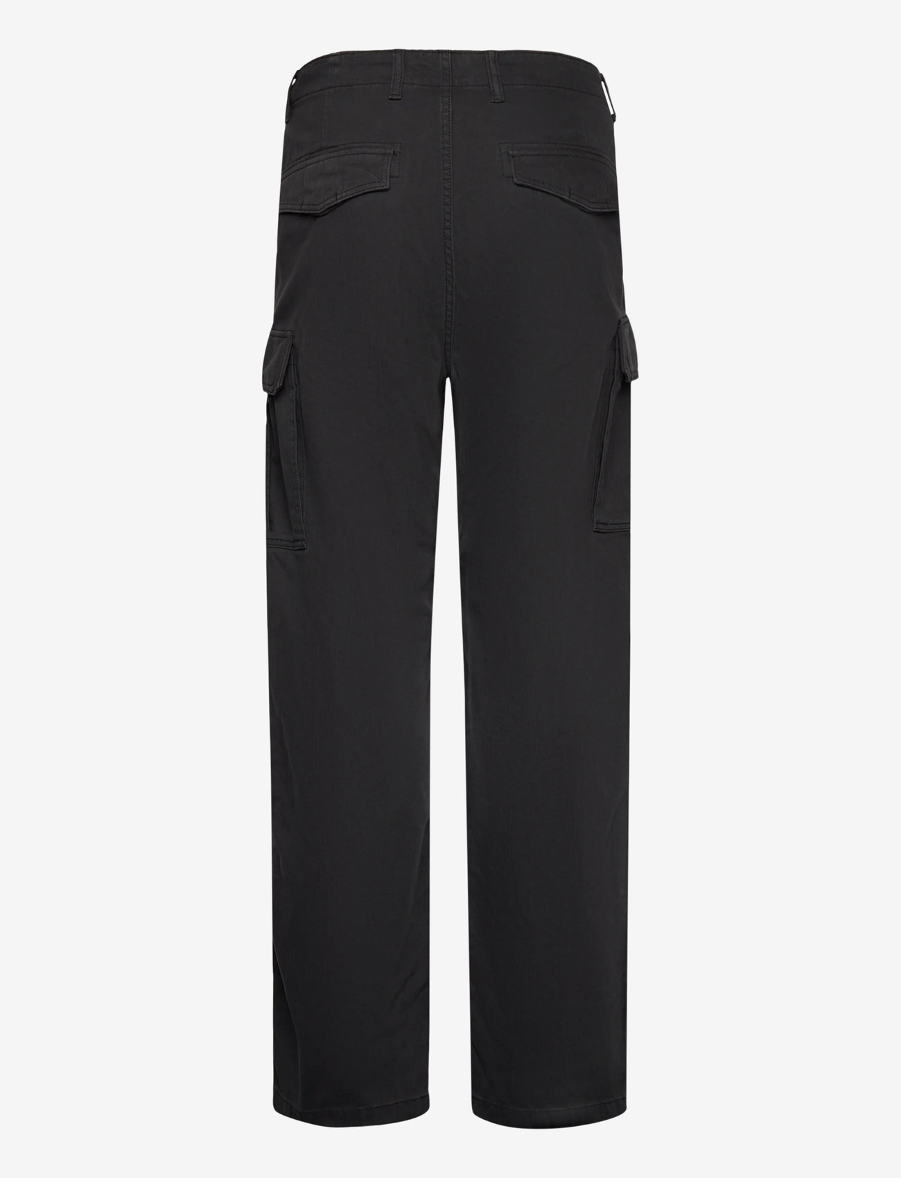 Tommy Jeans - TJM OTIS HERRINGBONE CARGO PANTS - cargobukser - black - 2