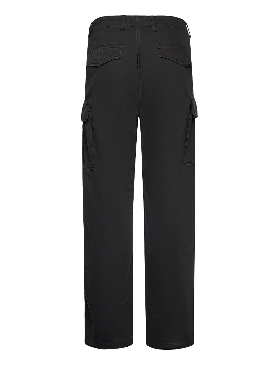 Tommy Jeans - TJM OTIS HERRINGBONE CARGO PANTS - cargo-püksid - black - 2