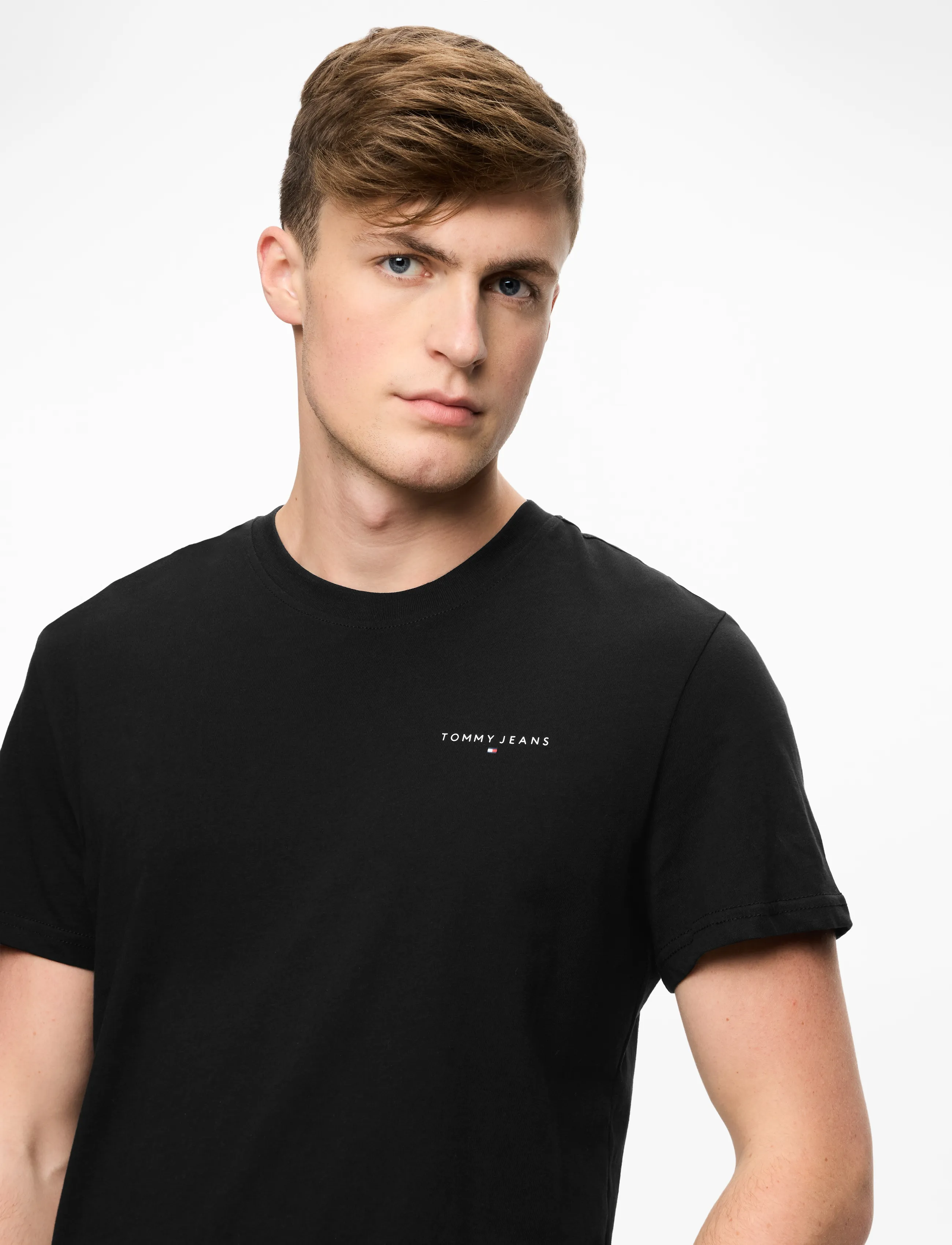 TOMMY JEANS Tjm Slim Linear Chest Tee Ext t-shirts - bas herr – bild 8