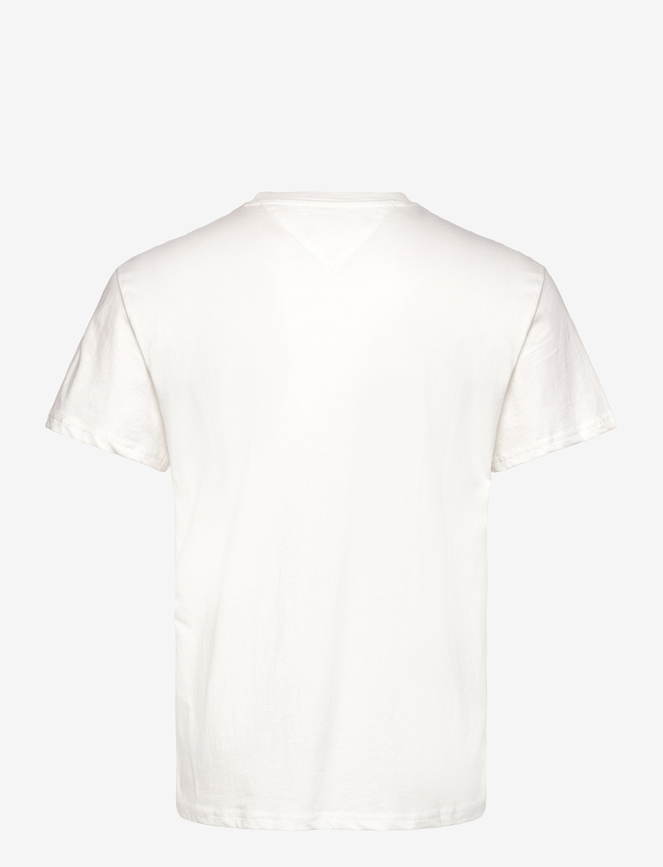 Tommy Jeans - TJM SLIM LINEAR CHEST TEE EXT - kortærmede t-shirts - ecru - 2