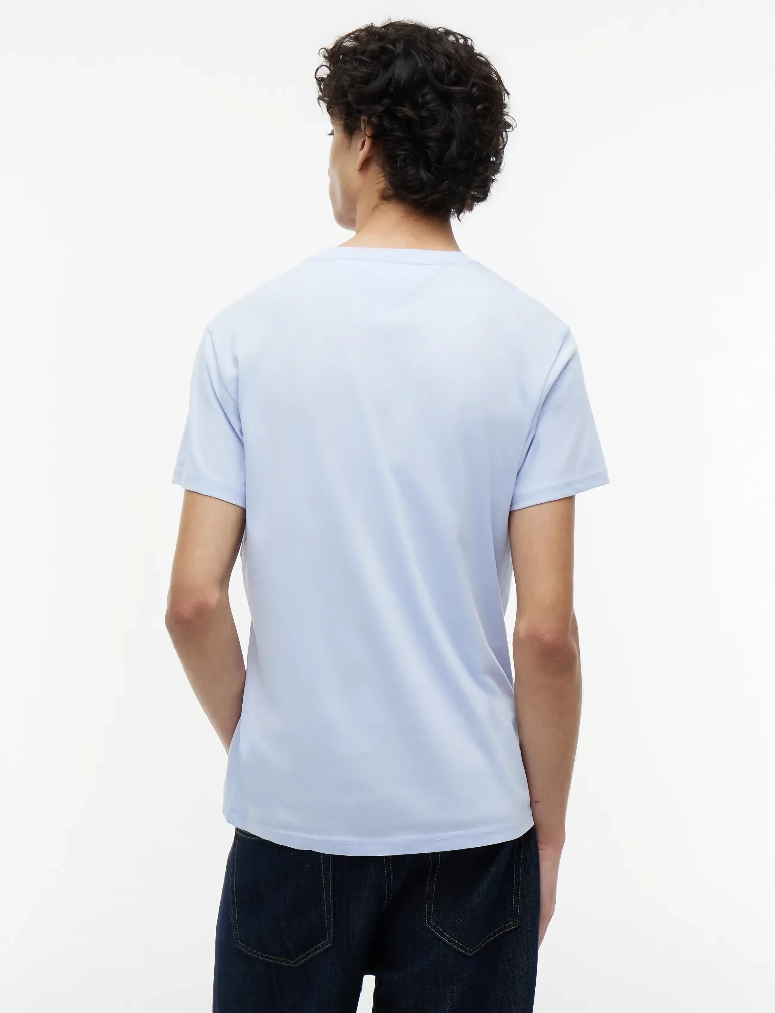 Tommy Jeans - TJM SLIM LINEAR CHEST TEE EXT - kurzärmelig - moonlight iris - 2