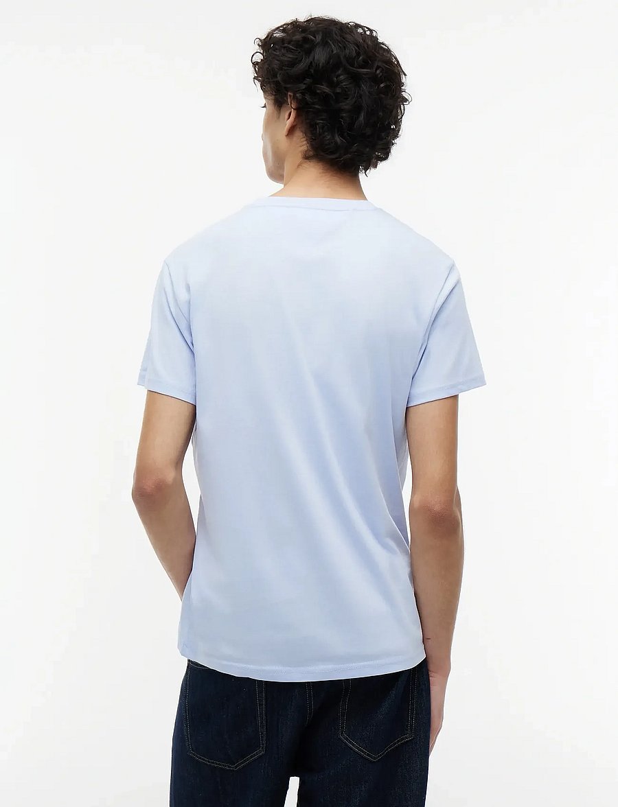 Tommy Jeans - TJM SLIM LINEAR CHEST TEE EXT - kortærmede t-shirts - moonlight iris - 2