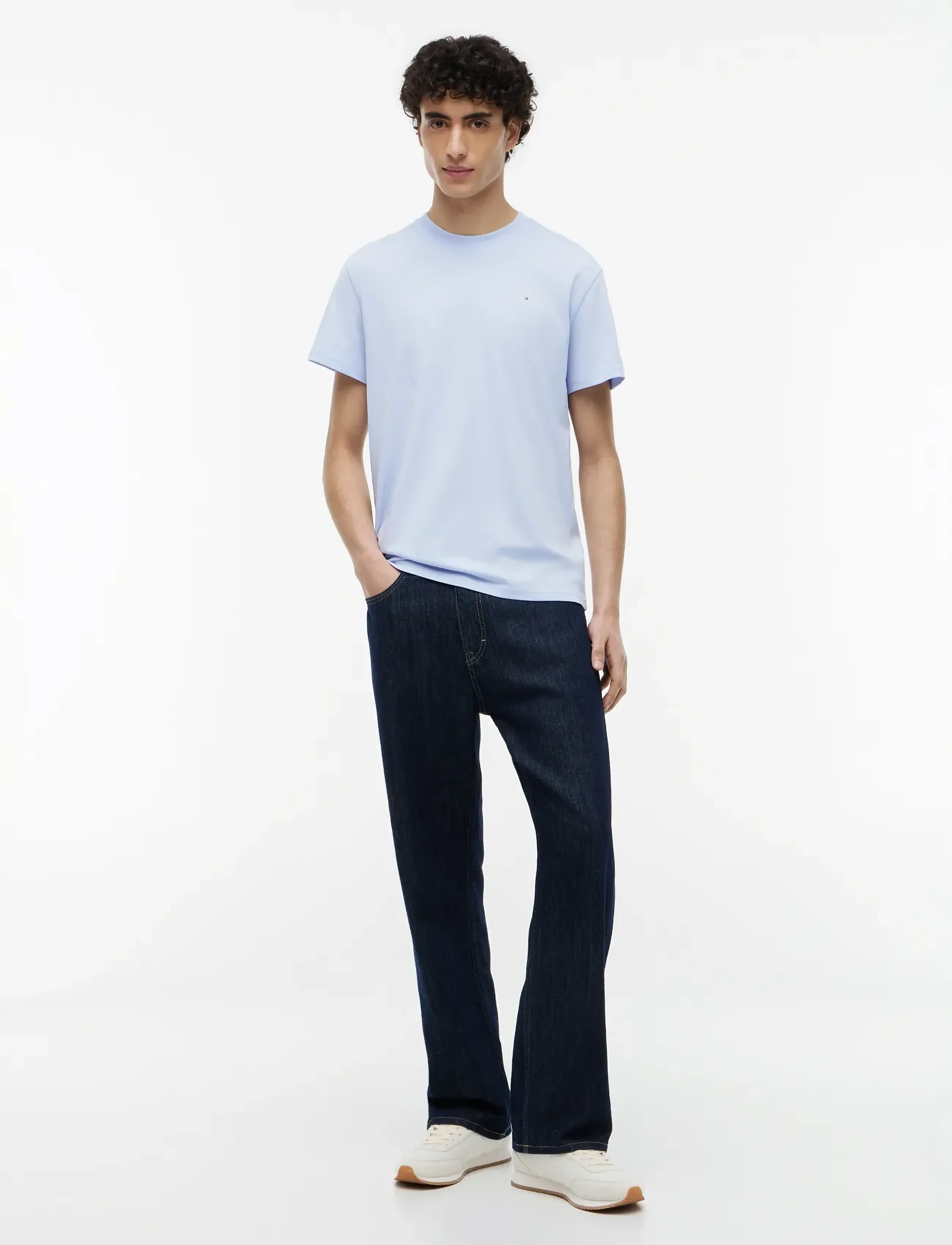 Tommy Jeans - TJM SLIM LINEAR CHEST TEE EXT - kurzärmelig - moonlight iris - 4