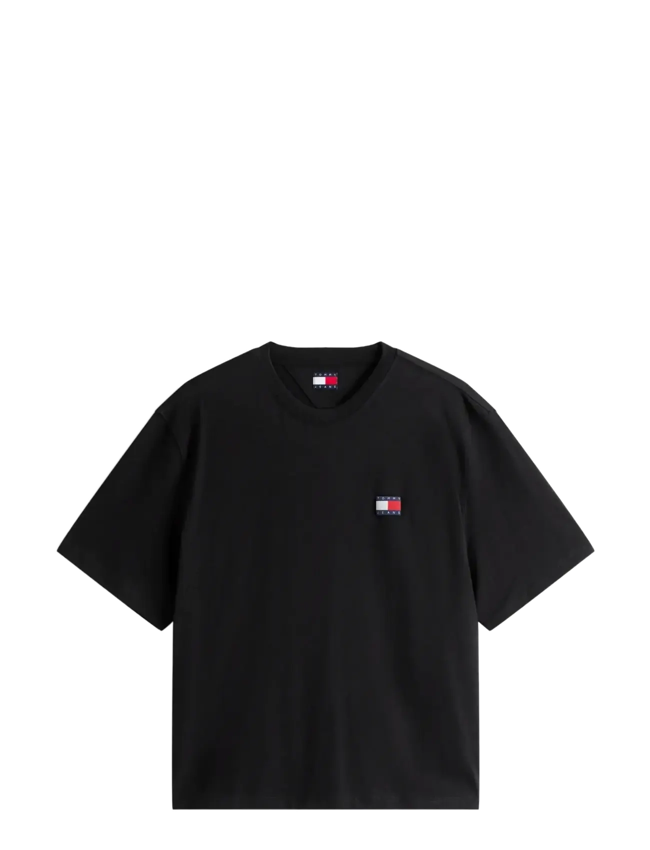 Tommy Jeans TJM 90S POP COL NW CLSC T EXT - T-paidat - BLACK / black