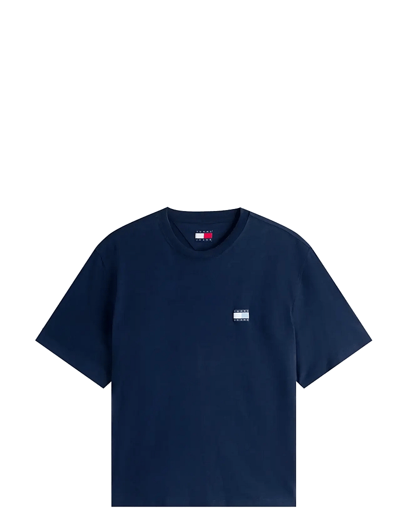 Tommy Jeans - TJM 90S POP COL NW CLSC T EXT - kortärmade t-shirts - dark night navy - 1