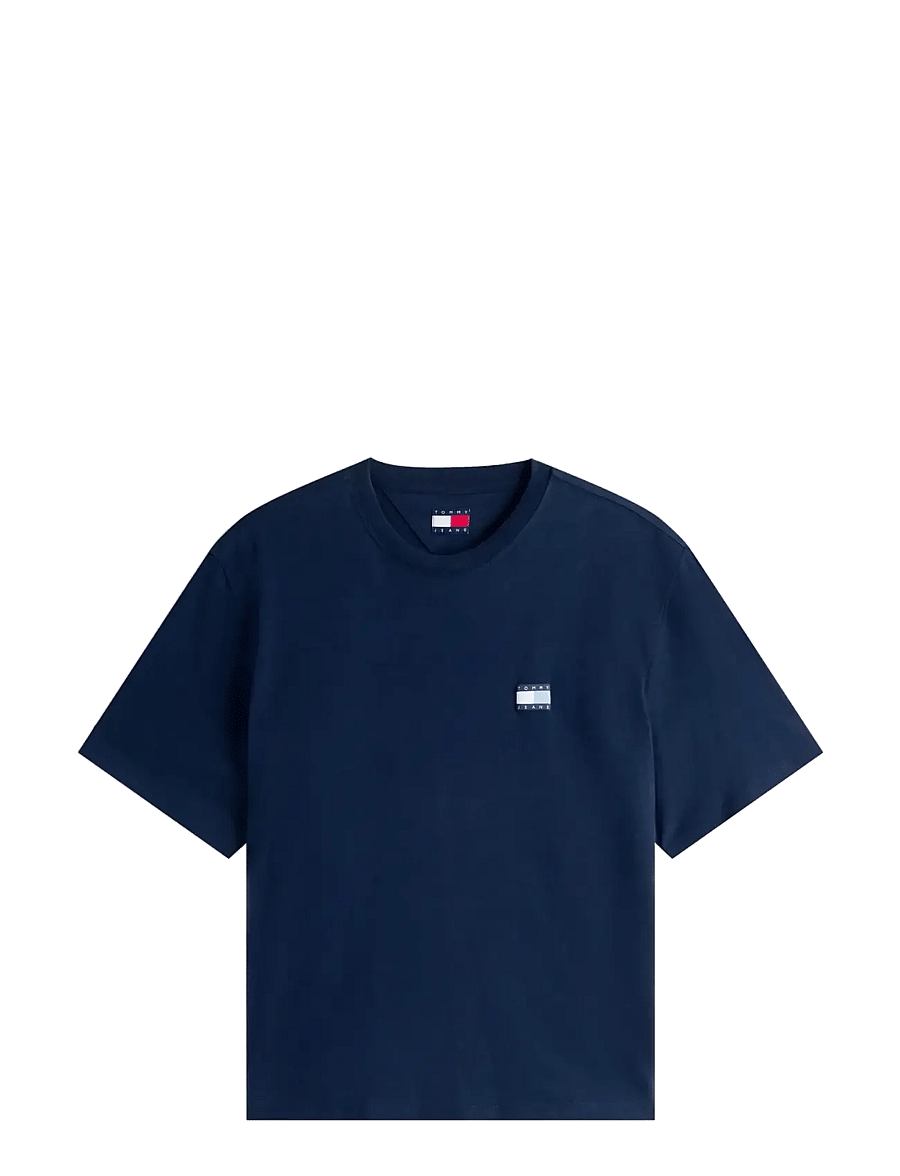 Tommy Jeans - TJM 90S POP COL NW CLSC T EXT - short-sleeved t-shirts - dark night navy - 1