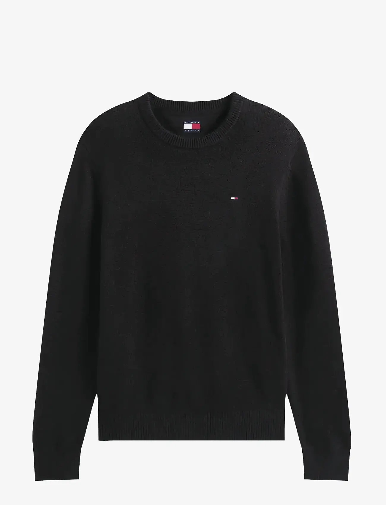 Tommy Jeans - TJM SLIM ESS SWEATER EXT - rundhals - black - 1