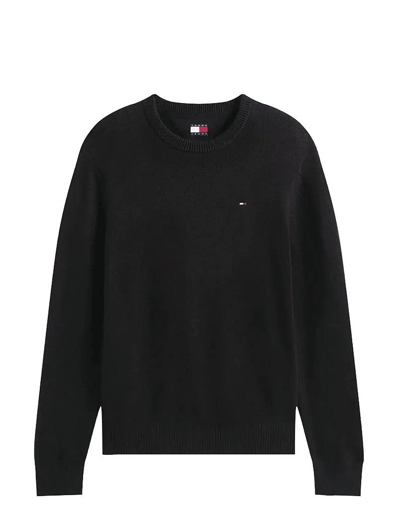 Tommy Jeans - TJM SLIM ESS SWEATER EXT - rundhals - black - 1