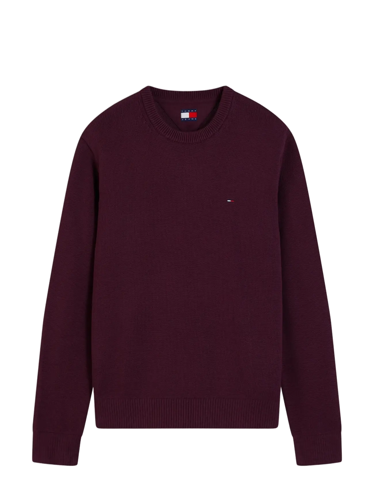 Tommy Jeans - TJM SLIM ESS SWEATER EXT - rundhals - calypso berry - 1