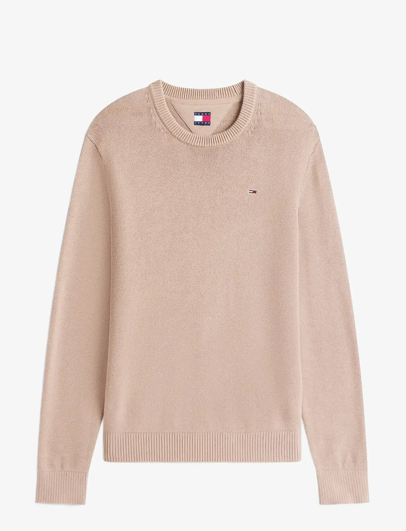 Tommy Jeans - TJM SLIM ESS SWEATER EXT - rund hals - coastal taupe - 1
