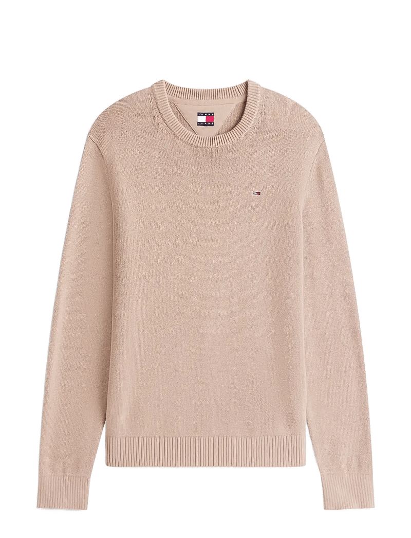 Tommy Jeans - TJM SLIM ESS SWEATER EXT - rund hals - coastal taupe - 1