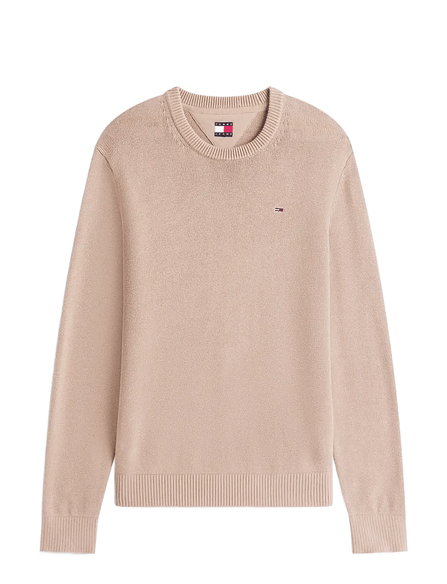 Tommy Jeans - TJM SLIM ESS SWEATER EXT - rundhals - coastal taupe - 1