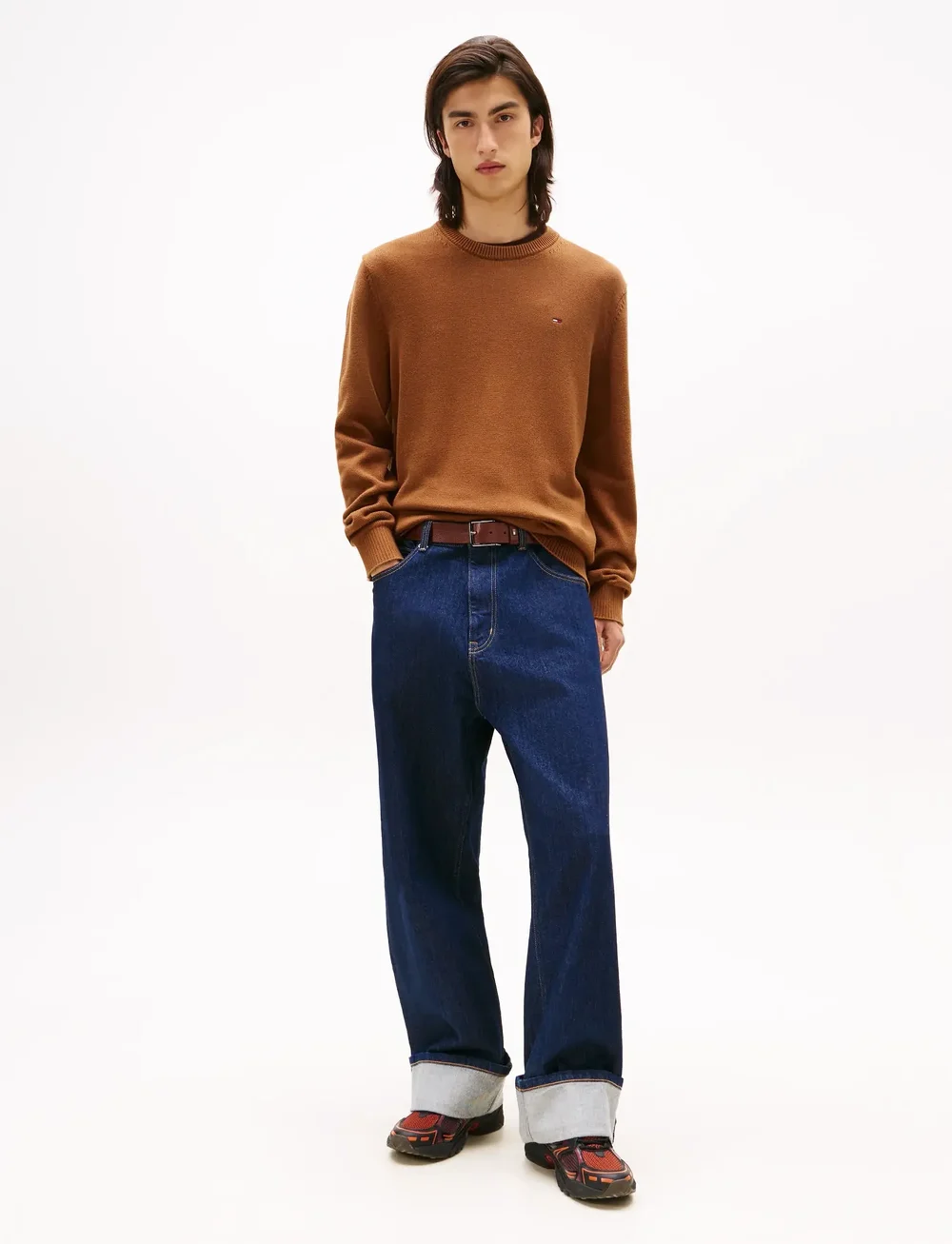 Tommy Jeans - TJM SLIM ESS SWEATER EXT - rundhals - coastal taupe - 2