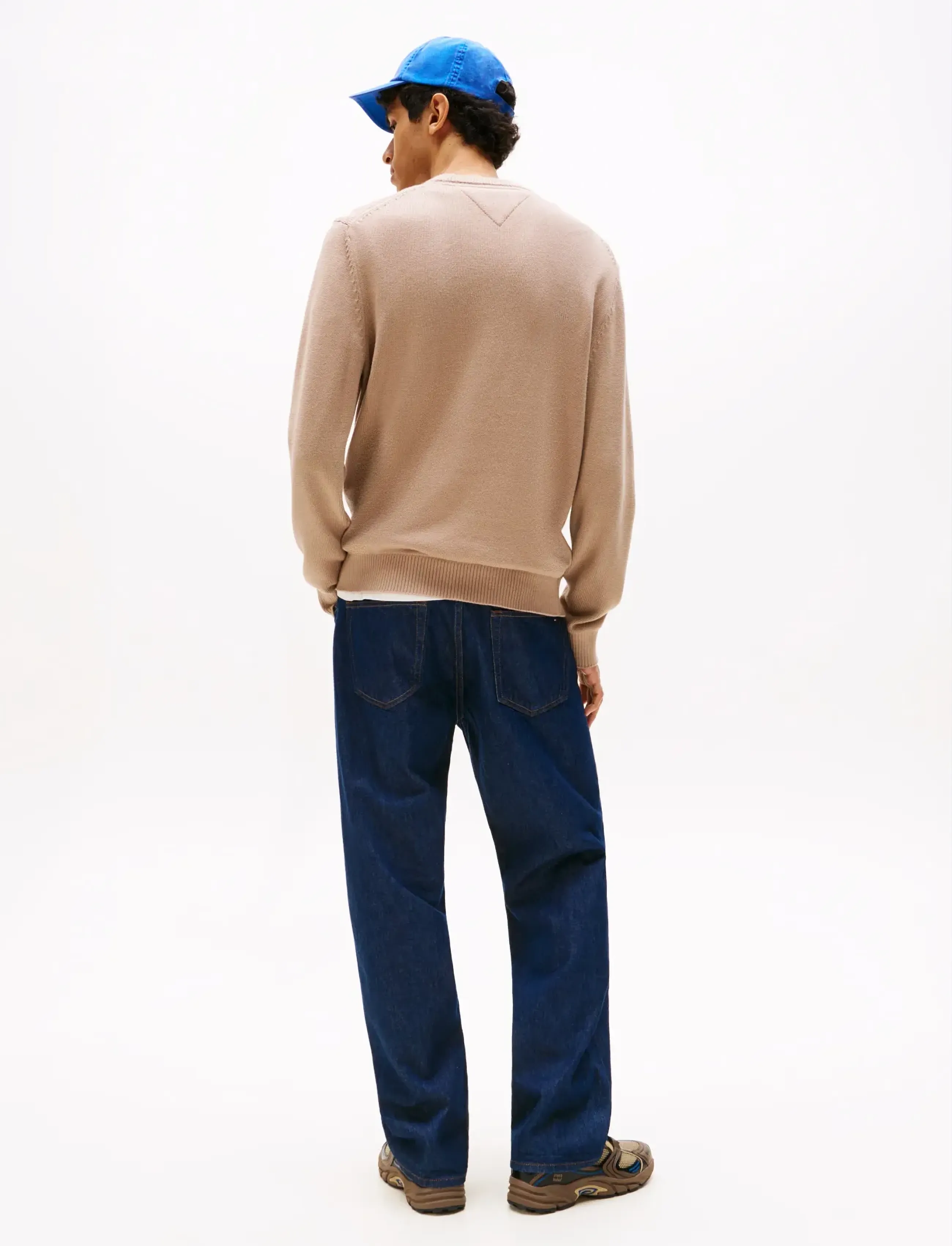 Tommy Jeans - TJM SLIM ESS SWEATER EXT - rundhals - coastal taupe - 3