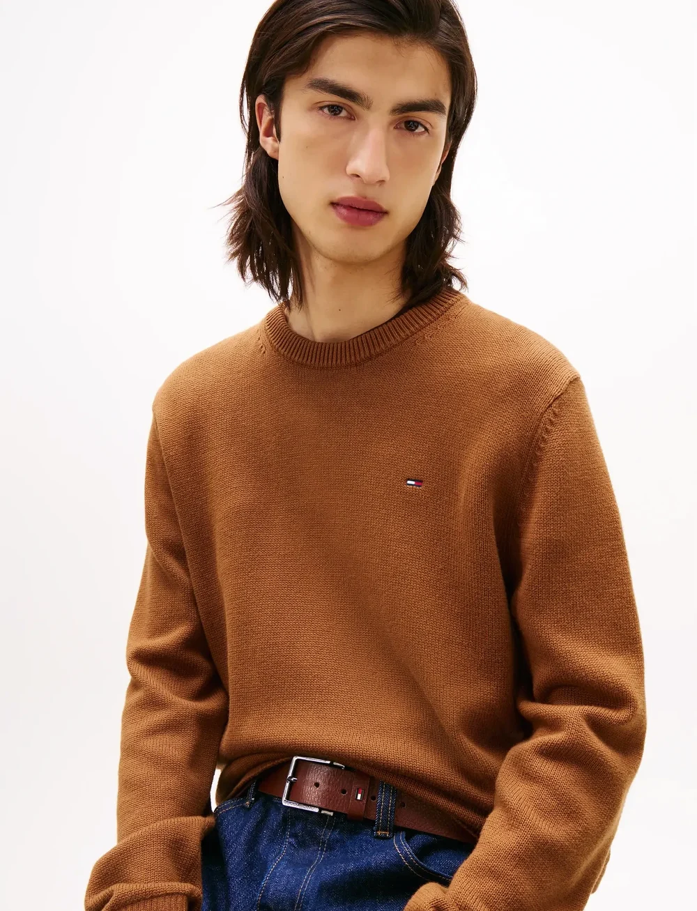 Tommy Jeans - TJM SLIM ESS SWEATER EXT - rundhals - coastal taupe - 4