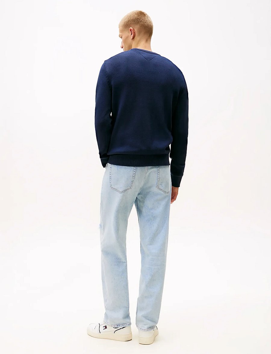 Tommy Jeans - TJM SLIM ESS SWEATER EXT - rundhals - dark blue - 3