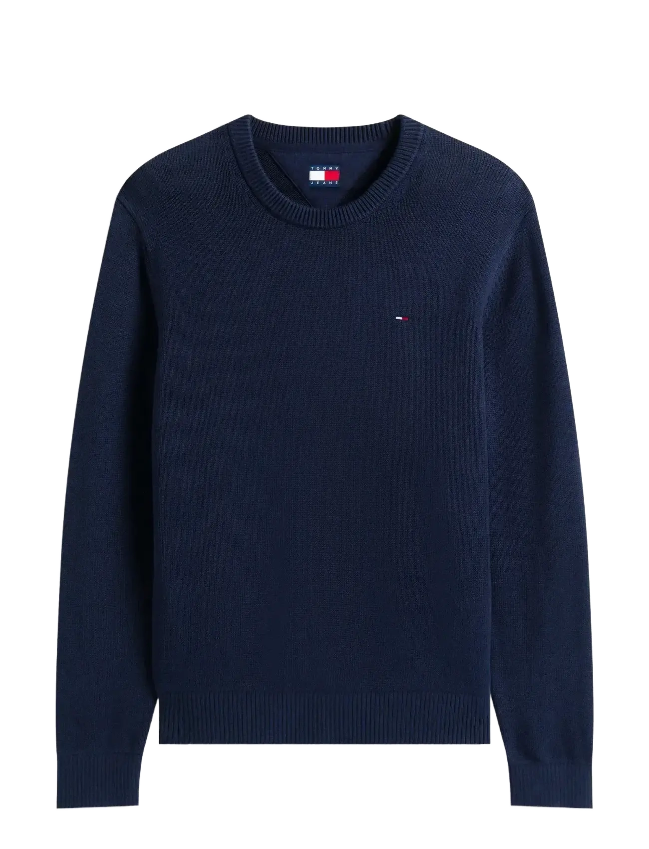 Tommy Jeans TJM SLIM ESS SWEATER EXT - Strik - DARK NIGHT NAVY / navy
