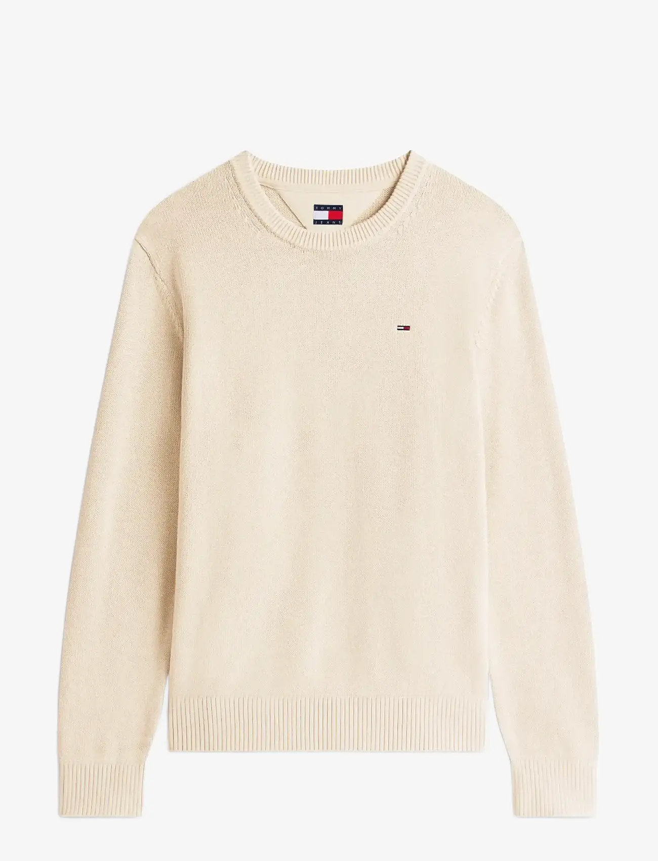 Tommy Jeans - TJM SLIM ESS SWEATER EXT - rund hals - gulf sand - 1