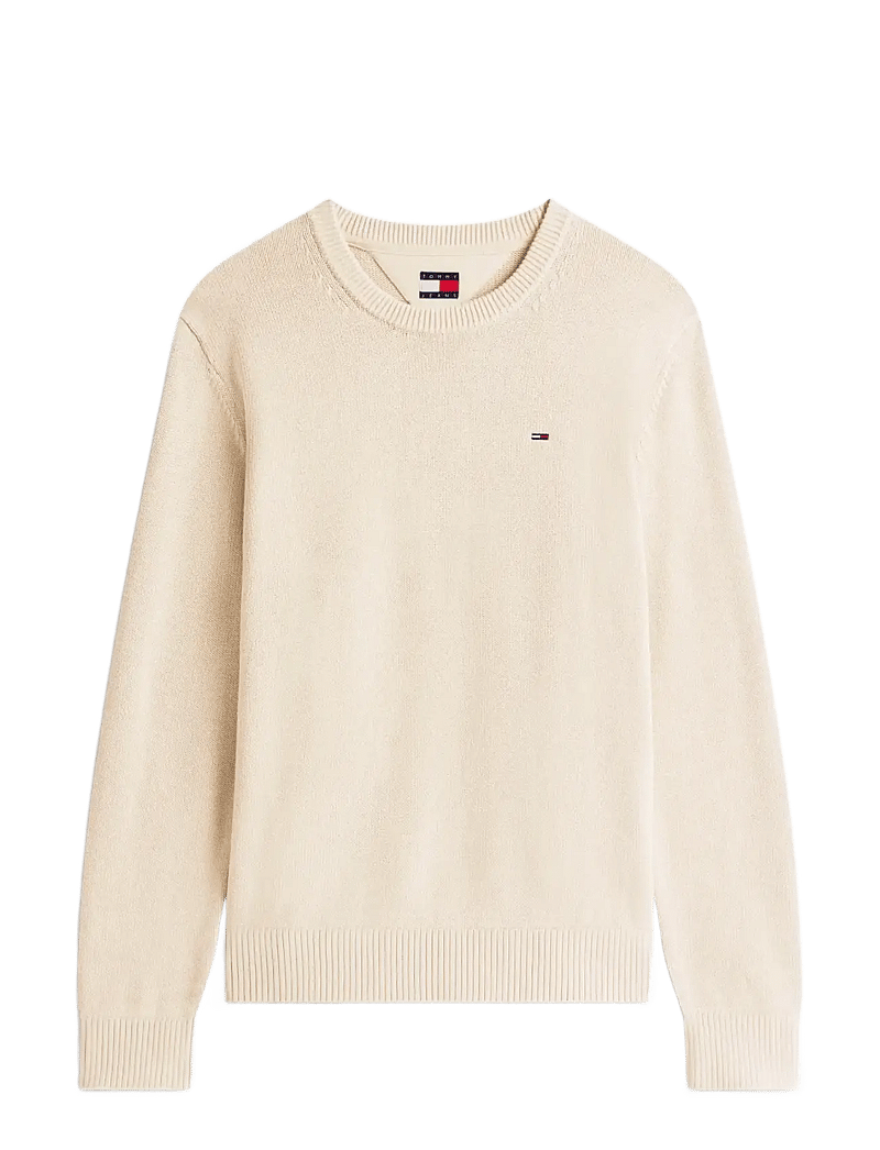 Tommy Jeans - TJM SLIM ESS SWEATER EXT - rund hals - gulf sand - 1