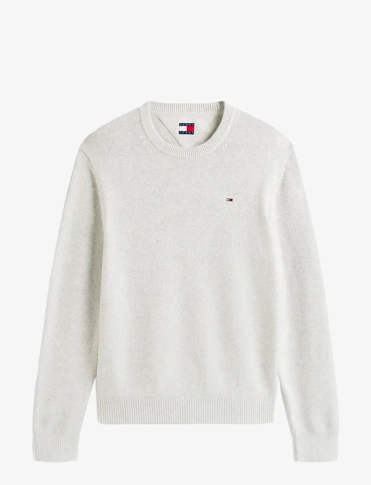Tommy Jeans - TJM SLIM ESS SWEATER EXT - rundhals - lt grey htr - 1