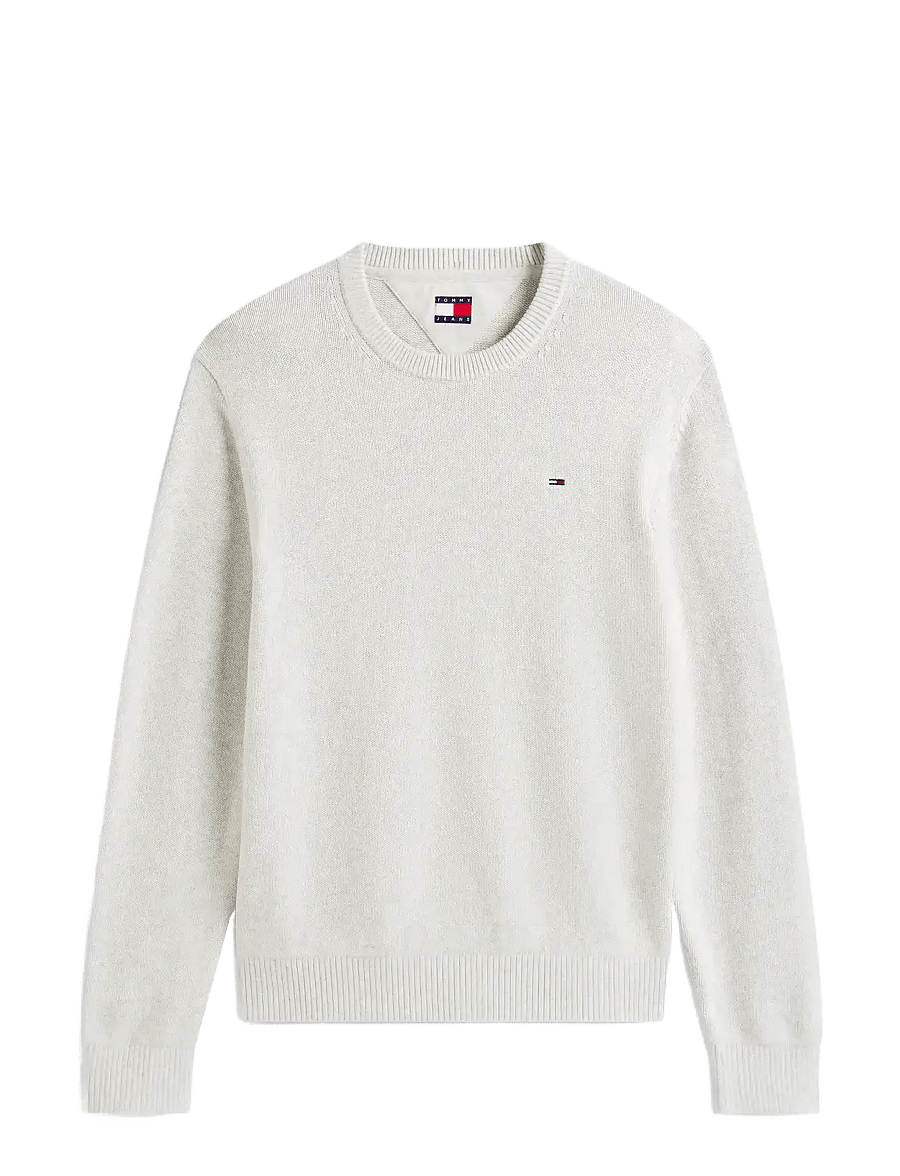 Tommy Jeans - TJM SLIM ESS SWEATER EXT - rundhals - lt grey htr - 1