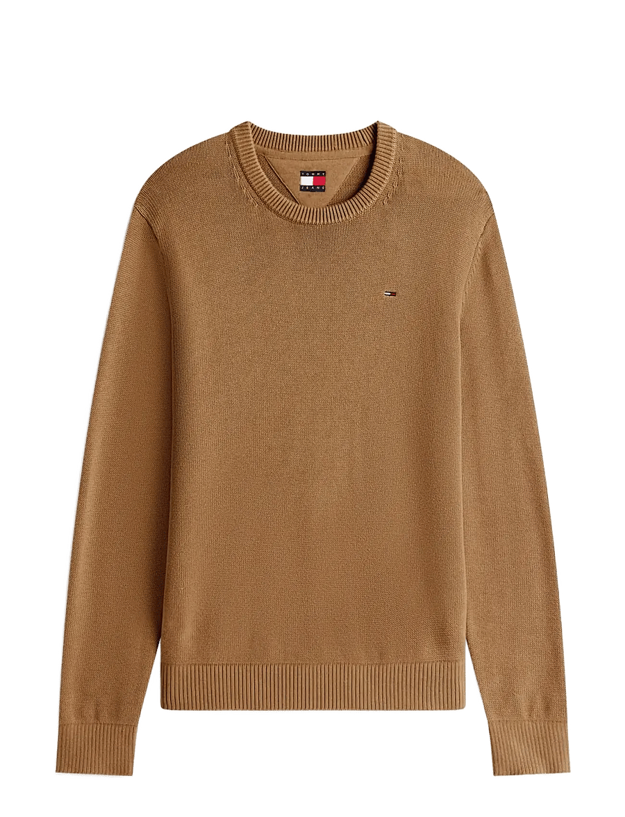 Tommy Jeans - TJM SLIM ESS SWEATER EXT - rundhals - pecan nut - 1