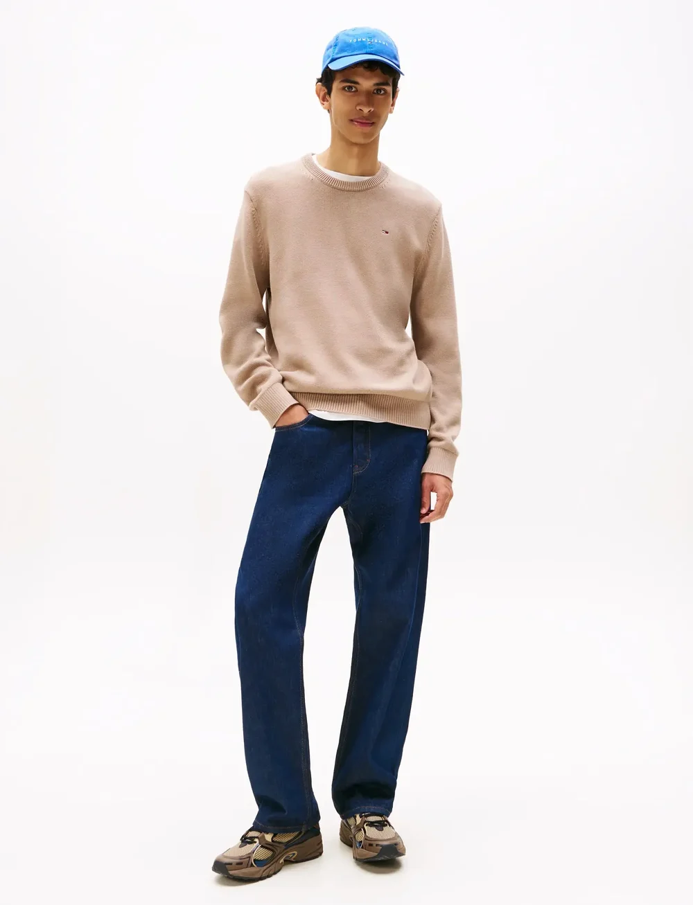 Tommy Jeans - TJM SLIM ESS SWEATER EXT - rundhals - pecan nut - 2