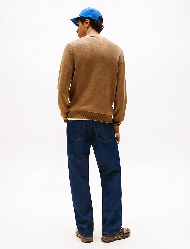 Tommy Jeans - TJM SLIM ESS SWEATER EXT - round necks - pecan nut - 3