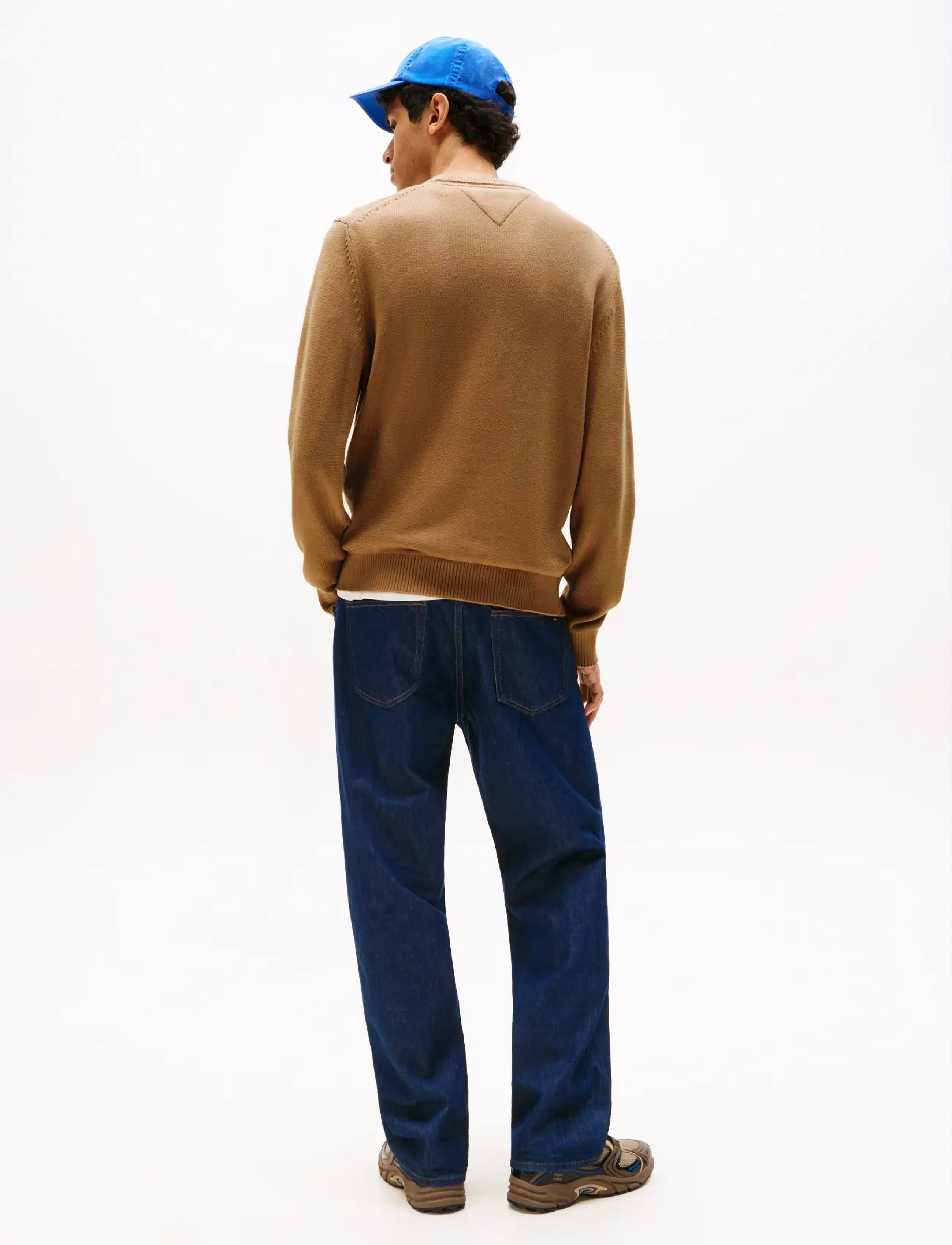 Tommy Jeans - TJM SLIM ESS SWEATER EXT - ronde hals - pecan nut - 3