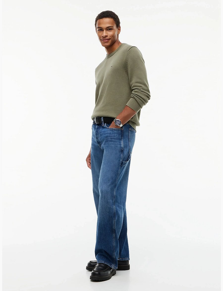 Tommy Jeans - TJM SLIM ESS SWEATER EXT - rund hals - rocky mountain - 4