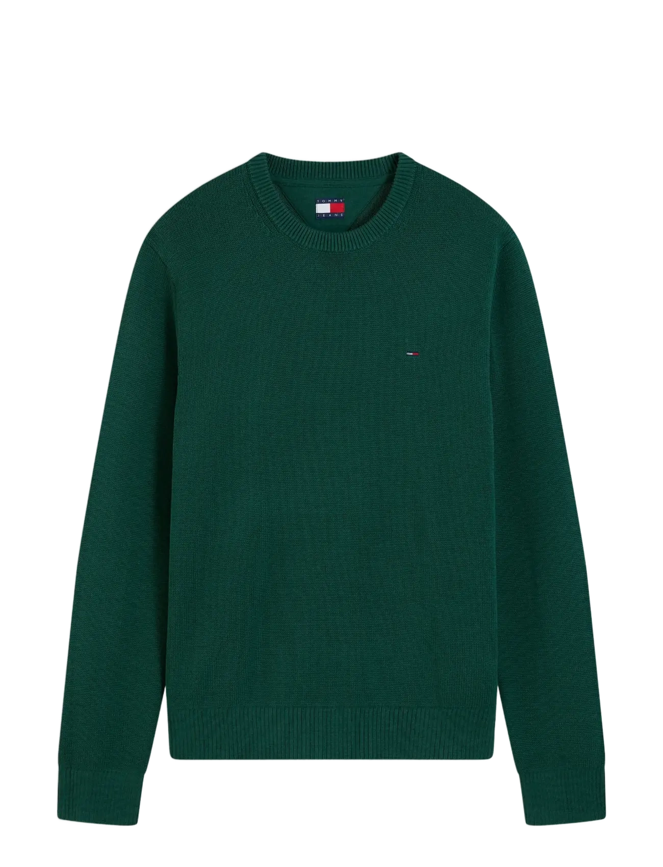 Tommy Jeans - TJM SLIM ESS SWEATER EXT - Ümara kaelusega - velvet green - 1