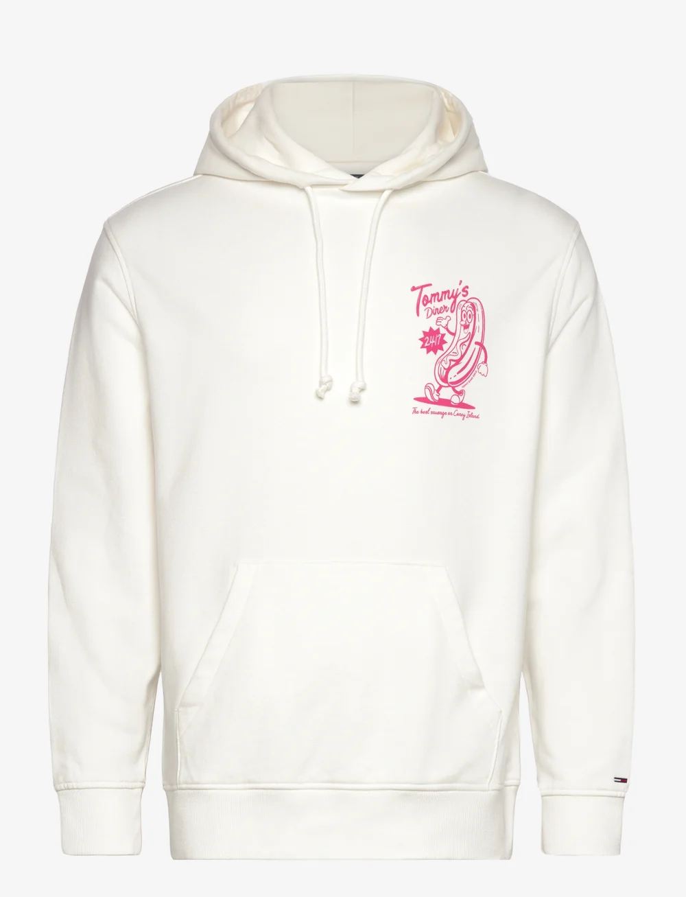 Tommy Jeans - TJM REG NOVELTY FAIR HOODIE - hættetrøjer - ecru - 1