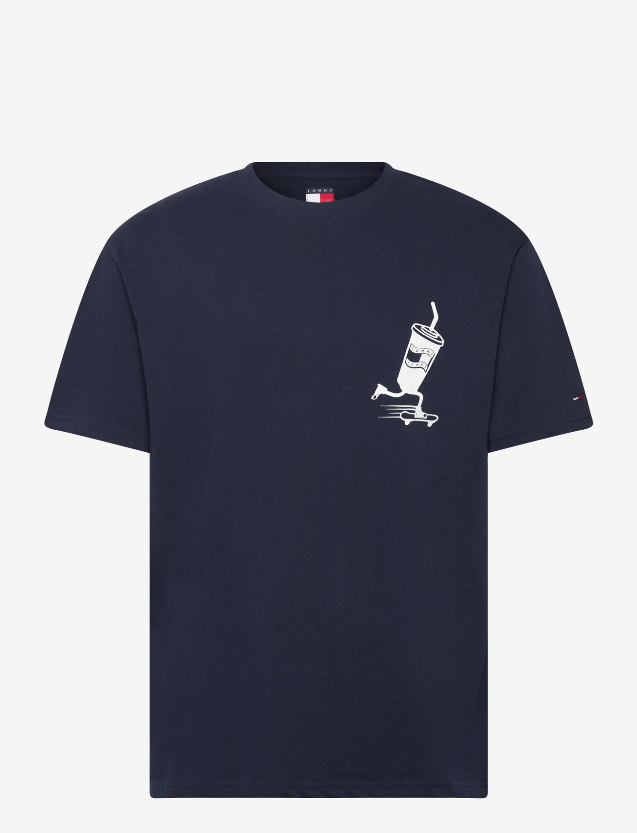 Tommy Jeans - TJM RLX SKATER BACK GRAPHIC TEE - dark night navy - 1