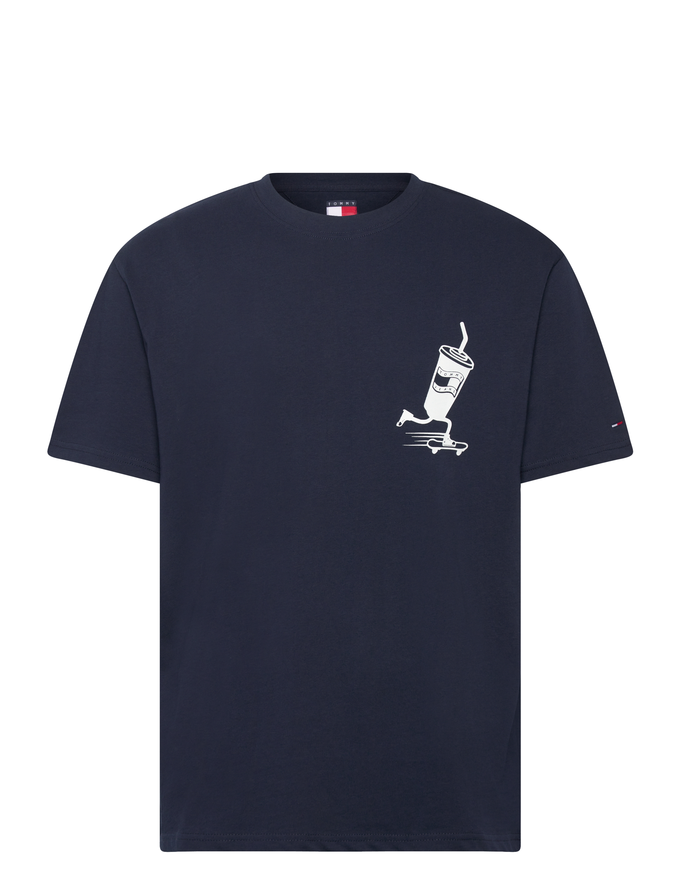 Tommy Jeans - TJM RLX SKATER BACK GRAPHIC TEE - dark night navy - 1