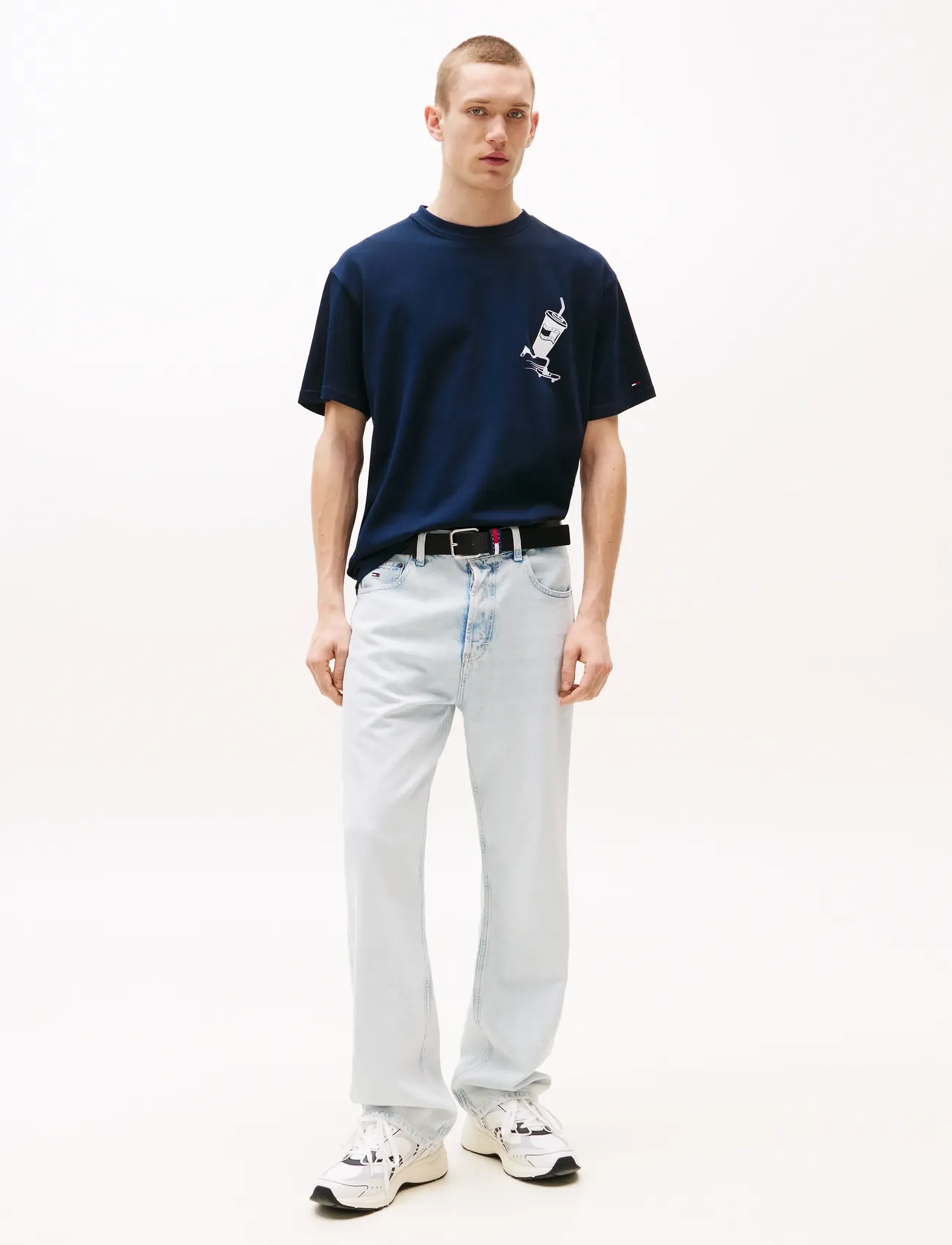 Tommy Jeans - TJM RLX SKATER BACK GRAPHIC TEE - dark night navy - 3