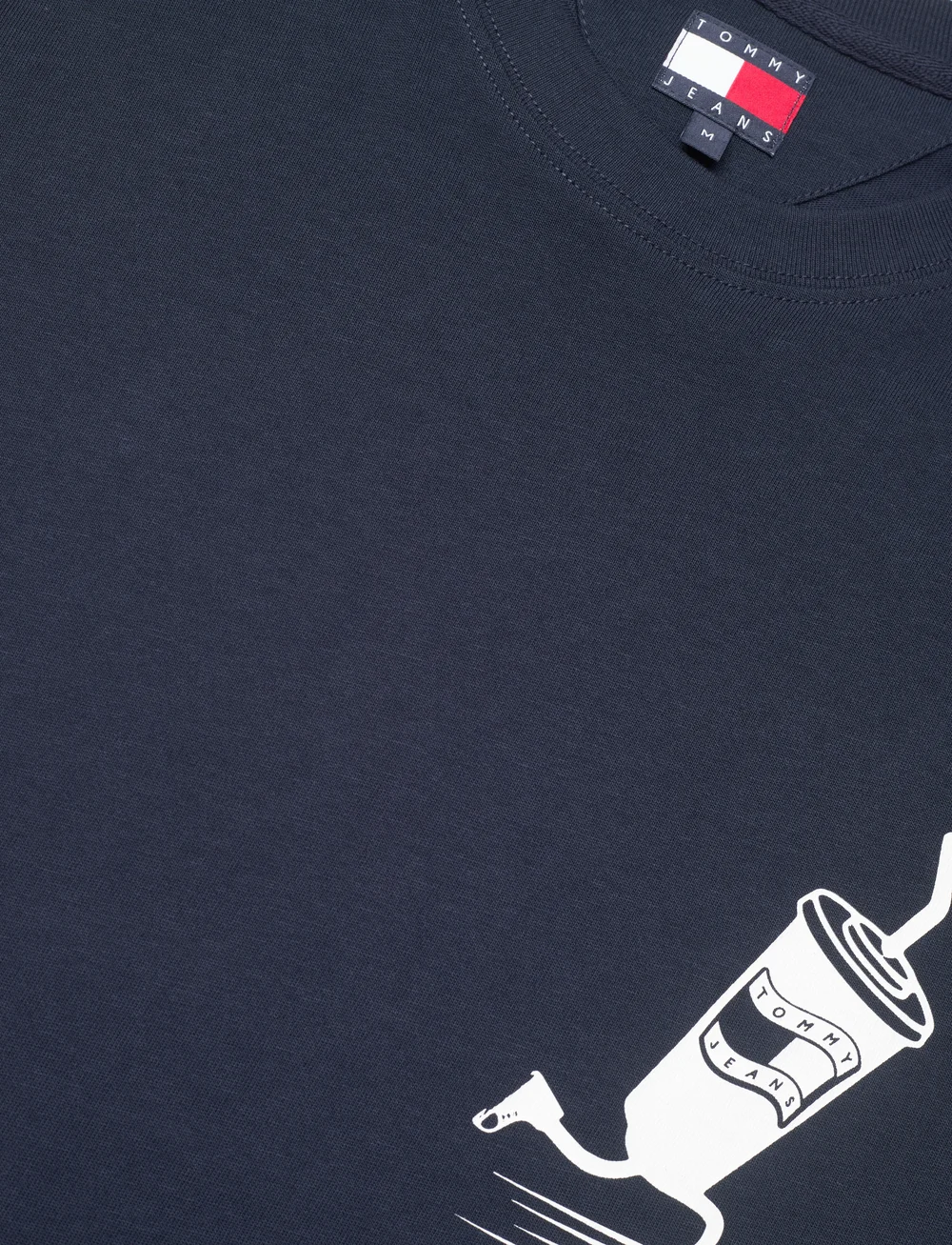 Tommy Jeans - TJM RLX SKATER BACK GRAPHIC TEE - kortærmede t-shirts - dark night navy - 5