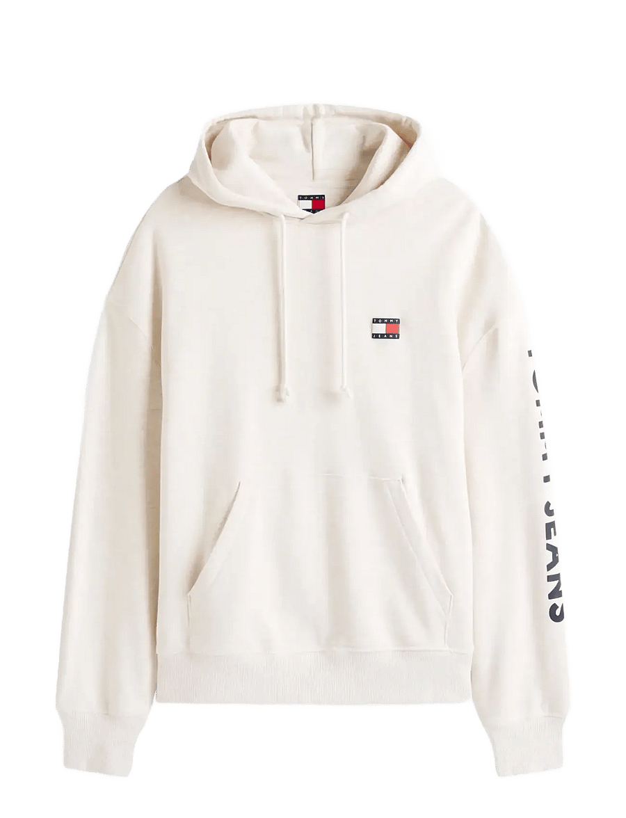 Tommy Jeans - TJM CRP NEW CLASSICS HOODIE EXT - hættetrøjer - oat marl htr - 1