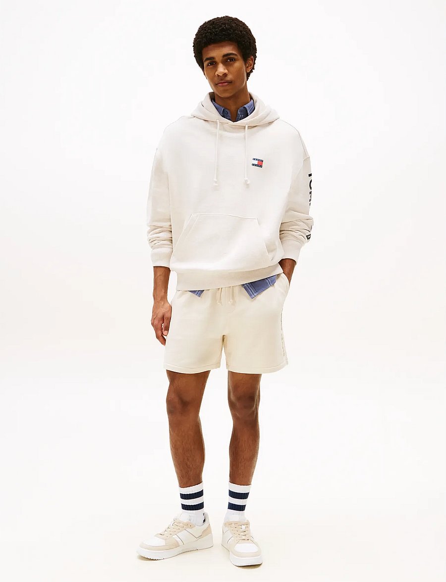 Tommy Jeans - TJM CRP NEW CLASSICS HOODIE EXT - hættetrøjer - oat marl htr - 2