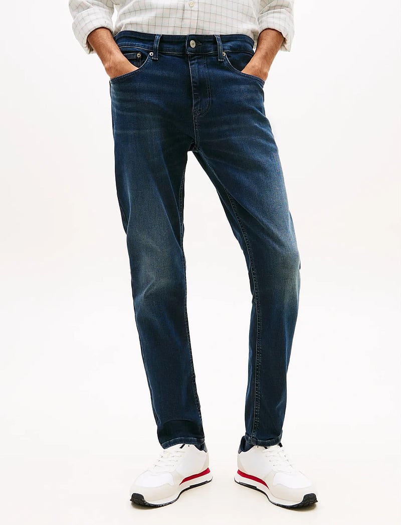 Tommy Jeans - AUSTIN SLIM TPRD AI1264 - slim jeans - denim dark - 0
