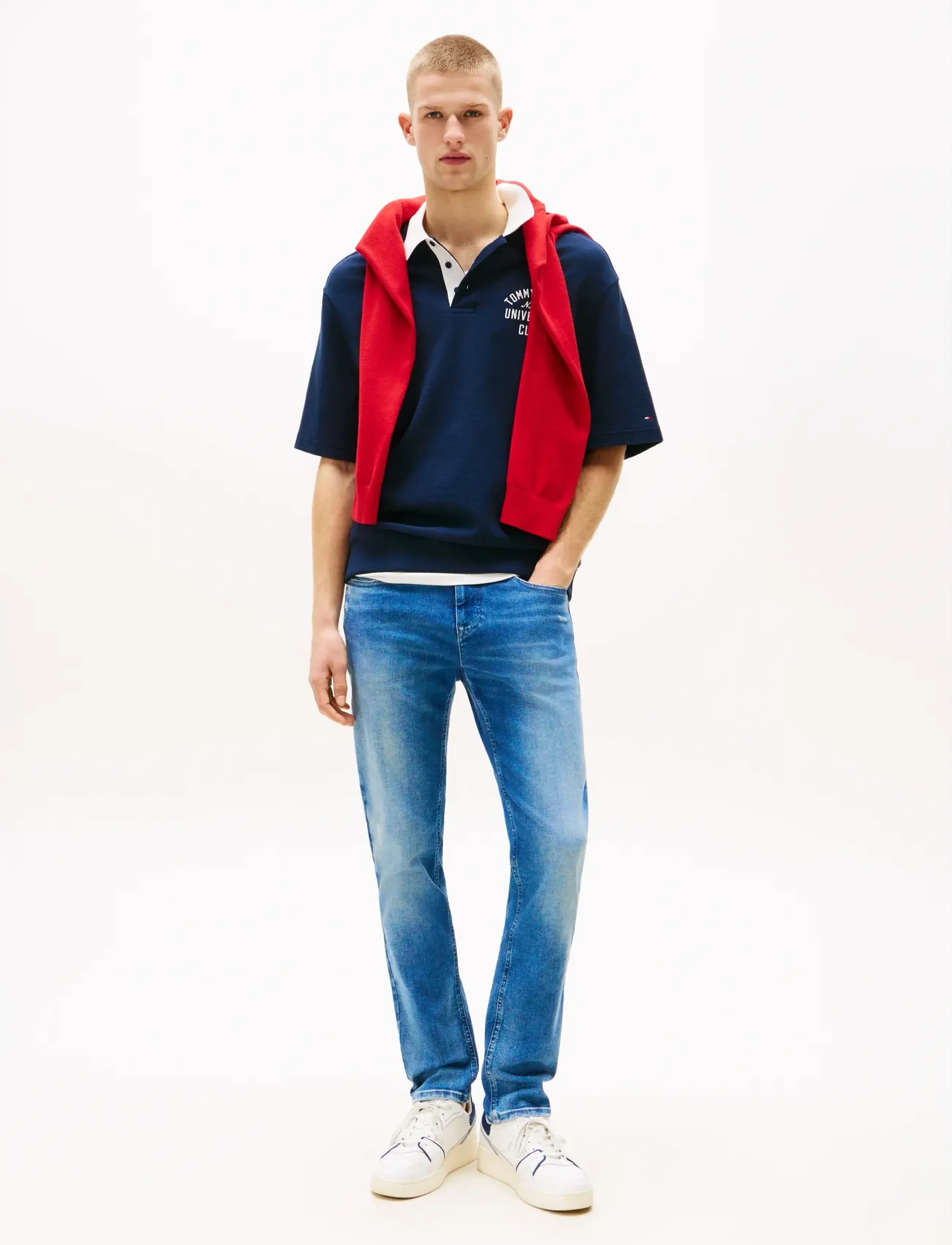 Tommy Jeans - SCANTON SLIM AI3335 - kitsad teksad - denim medium - 3