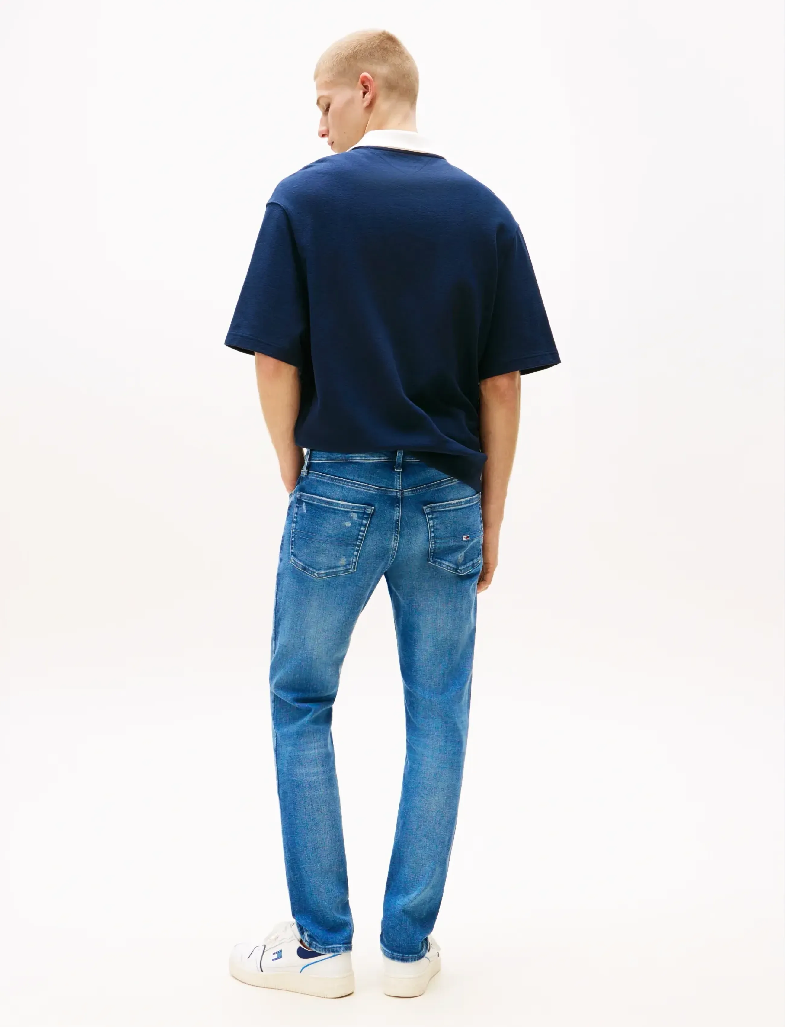 Tommy Jeans - SCANTON SLIM AI3335 - kitsad teksad - denim medium - 4