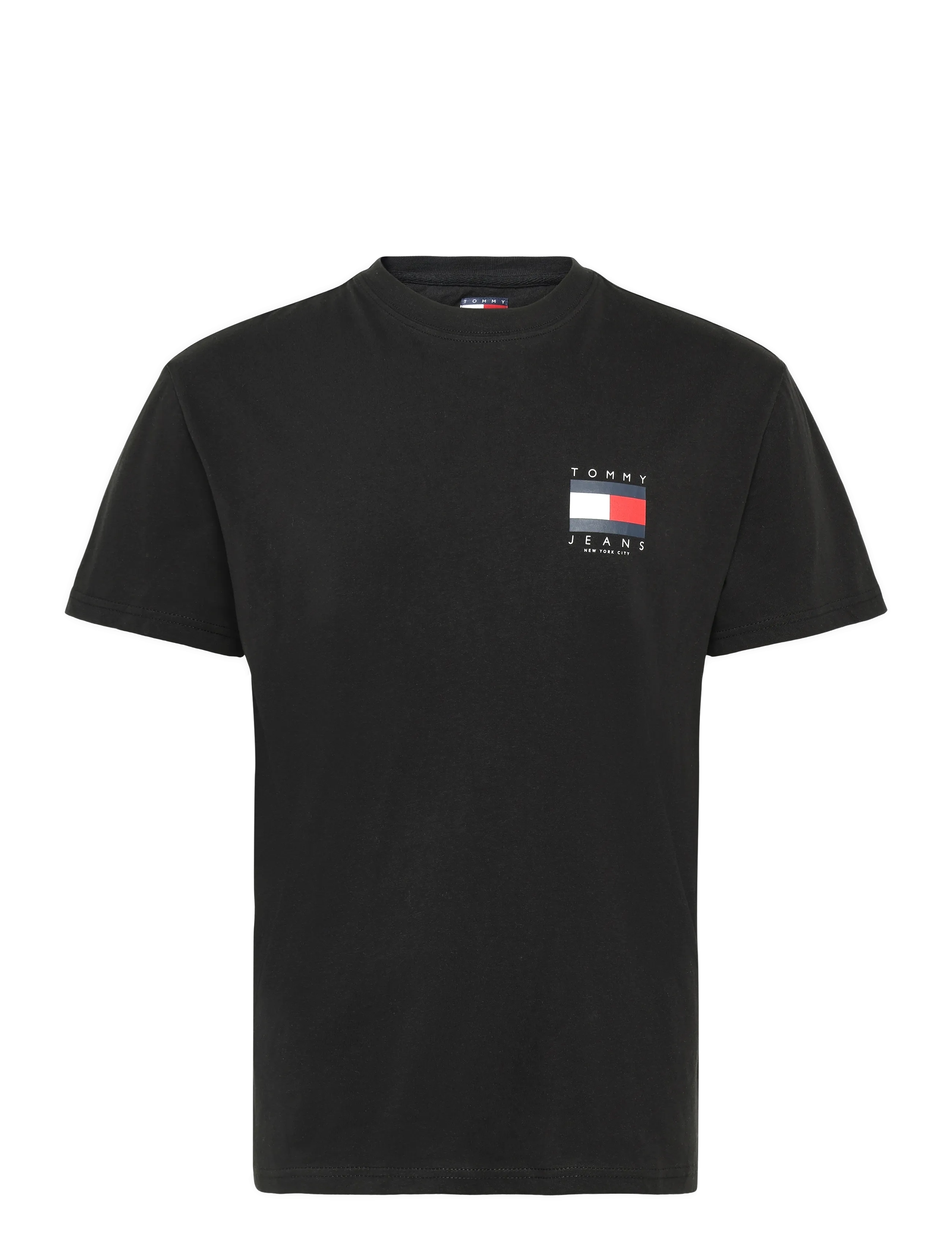 Tommy Jeans TJM REG FLAG GRAPH BCKPRNT T EXT - Fitness & Running - BLACK / black