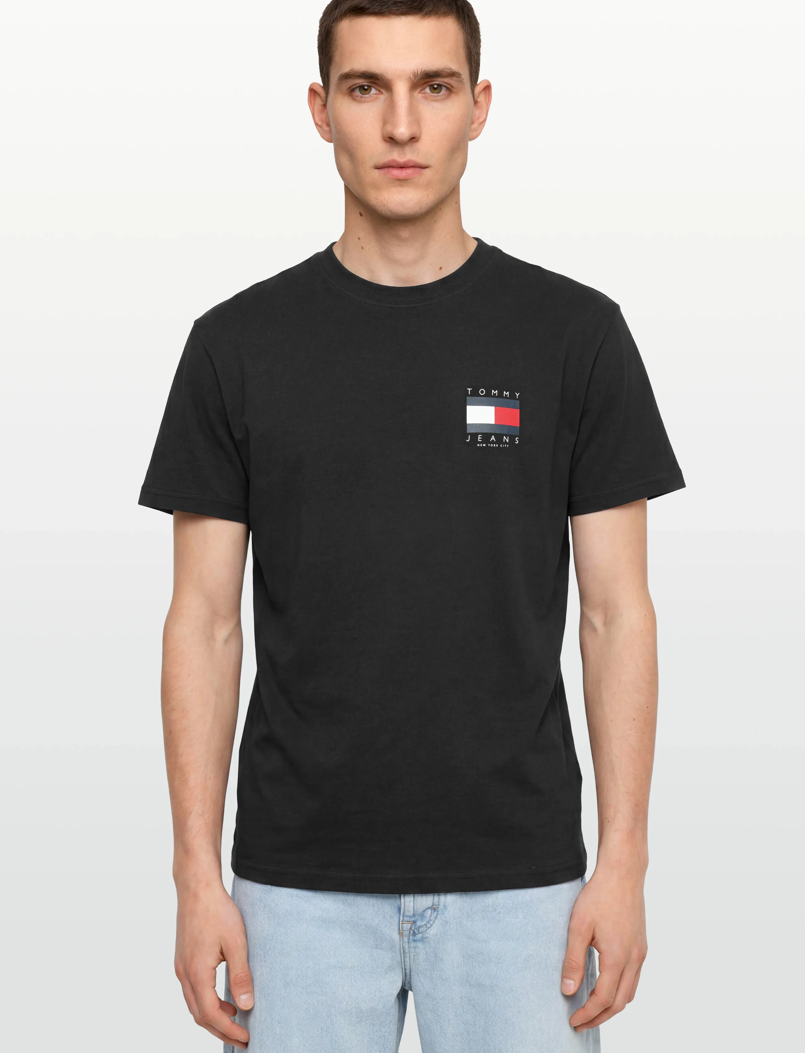 Tommy Jeans - TJM REG FLAG GRAPH BCKPRNT T EXT - die niedrigsten preise - black - 3