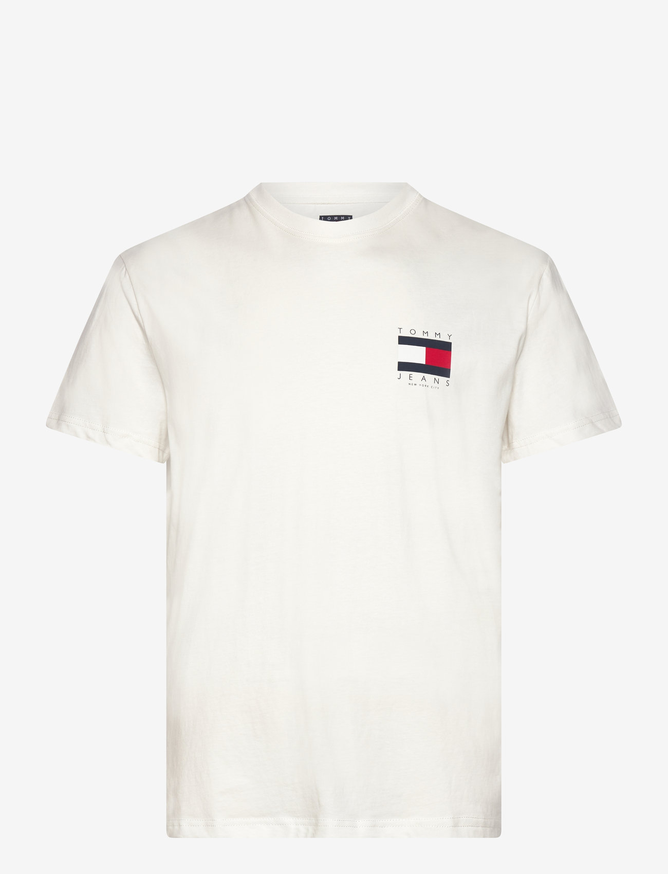 Tommy Jeans - TJM REG FLAG GRAPH BCKPRNT T EXT - ecru - 1