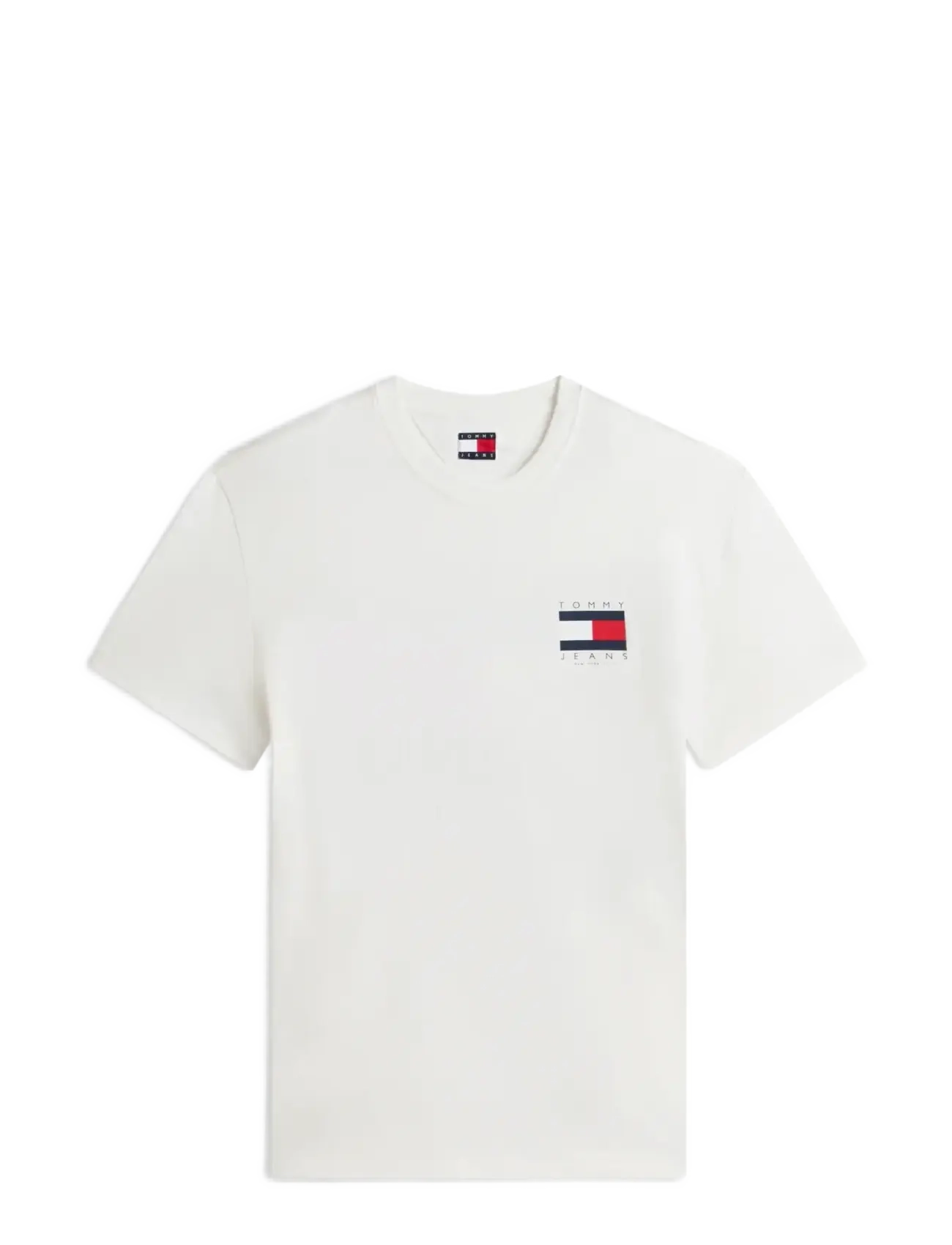 Tommy Jeans - TJM REG FLAG GRAPH BCKPRNT T EXT - ecru - 1